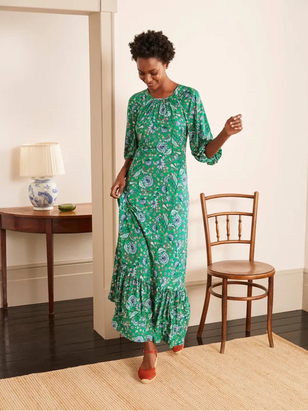 BODEN Tia Jersey Maxi Dress